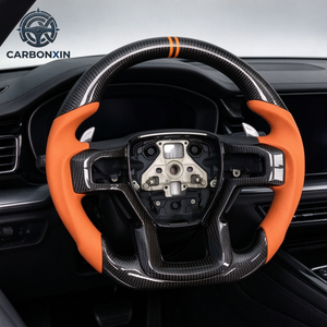 Volante Deportivo Personalizado de Fibra de Carbono para Ford F-150, Modificación y Mejora del Volante para Autos de Carreras - Product Image 5