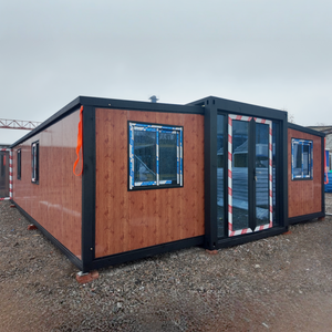 Maison préfabriquée pliable, extensible et détachable, conteneur de 40 pieds, 72 mètres carrés, <span class=keywords><strong>3</strong></span> chambres, maison modulaire avec aménagement personnalisable - Product Image 1