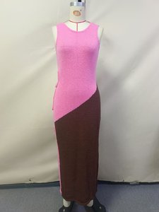 Nuovi Arrivi: Abito Lungo da Donna in Maglia con Lacci Posteriori, Copricostume da Spiaggia - Product Image 3