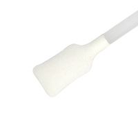 Écouvillon de nettoyage auto-saturant personnalisé sans peluches avec embout en mousse et alcool isopropylique à 99,9 % pour l'électronique et les têtes d'impression