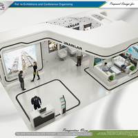 Stand d'exposition modulaire tendance MEGA pour événements de mode, idéal pour les influenceurs et les pop-up stores
