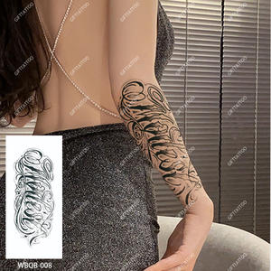 สติกเกอร์รอย<span class=keywords><strong>สัก</strong></span>ชั่วคราวลายดอกไม้เหมือนจริงจากพืช แบบกึ่งถาวร - Product Image 6