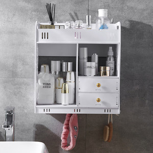 Mueble de <span class=keywords><strong>Baño</strong></span> para Montar en la Pared, Mueble de Almacenamiento para Sobre el Inodoro, Mueble de Pared Estrecho para <span class=keywords><strong>Baño</strong></span> con Puertas y Estante - Product Image 1