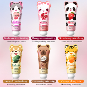 Crema Mani con Testa di Animale, 6 Tipi: Pesca, Melograno, Fragola, Avocado, Cocco, Arancia - Nutriente e Idratante, Fornitura Diretta dalla Fabbrica, OEM - Product Image 1