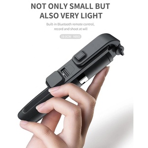Amazlife — trépied pour perche à <span class=keywords><strong>Selfie</strong></span> avec télécommande sans fil, nouveauté, télécommande pour photos, <span class=keywords><strong>L02s</strong></span>, Led, tout en un - Product Image 3
