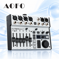 Console de mixage numérique portable FLOW8, interface audio USB, 2 processeurs d'effets intégrés, contrôle via application Bluetooth pour scène et podcast