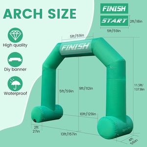 Arco Inflable Personalizado para Promociones, Mega Arco para Campañas Publicitarias, Línea de Meta para Carreras, Resistente al Agua, Duradero, con Logotipo Personalizado - Product Image 2
