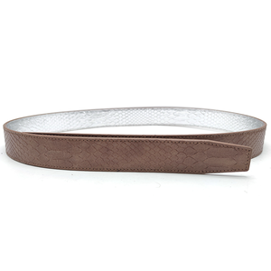 Hochwertiges Carosung Custom Logo Vegan PU Leder Silber Tan Wende <span class=keywords><strong>Python</strong></span> Gürtel Schlangen gürtel Riemen - Product Image 6