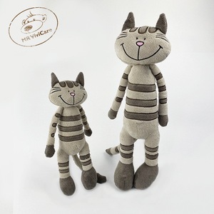 Giocattoli di Peluche a Forma di Gatto con Strisce, Personalizzabili, 18 Pollici, Vendita all'Ingrosso - Product Image 3
