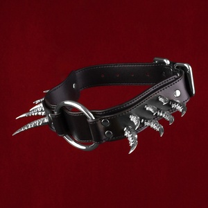Collar de Bondage Punk FUNSM, Collar de Cuero con Púas Metálicas, Fetiche, Esclavo, Cosplay, Cinturón Ajustable, Juego Sexual SM, Juguetes Sexuales para Adultos, Venta al por Mayor - Product Image 5