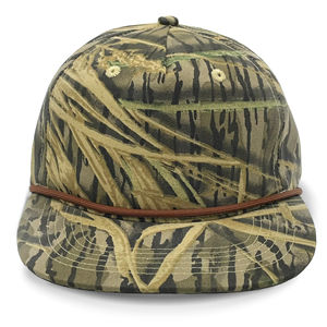 OEM topi Camo 5 Panel kualitas tinggi kustom dengan tali rata penuh tidak terstruktur Richardson 256 topi tali Camo kustom - Product Image 2