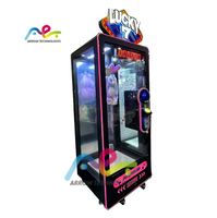 Machine automatique de jeu de coupe de prix de jouet en peluche à jetons