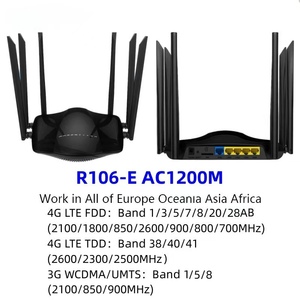 Eurasian Edition 4G LTE 1200Mbps routeur sans fil intérieur double bande emplacement pour carte Sim 4 * LAN 1 * fonction de pare-feu WAN pour 2.4G - Product Image 3