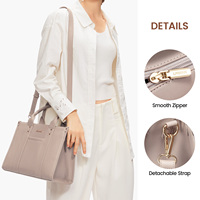 LOVEVOOK 2024 Sac à main et sac à bandoulière en cuir tendance, sac fourre-tout en cuir PU avec poignée supérieure pour femme