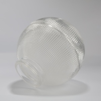 Abat-jour en verre transparent moderne et minimaliste EASTER GLASS avec finition brillante, léger et écologique