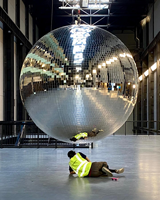 Boule miroir en verre argenté sur mesure de 100 cm, 150 cm, 200 cm pour événements, mariages, discothèques - Vente en gros usine Yifa