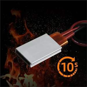 Aismartlink ptc חימום אלמנט ac/dc 12v 200 מעלות טמפרטורה קבועה קרמית חום צלחת חום חום קרמי פגז - Product Image 2