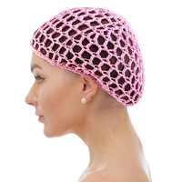 Crochet cheveux Net Snood chapeau épais court femmes Hairnet Snoods couverture ornement pour dormir