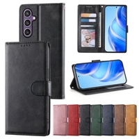 Étui portefeuille en cuir PU pour Samsung Galaxy A72 A22 A13 A23 A33 A53 A73 A14 A24 A34 A54 A05 A05S A15 A25 A35 A55 Flip Stand Cover
