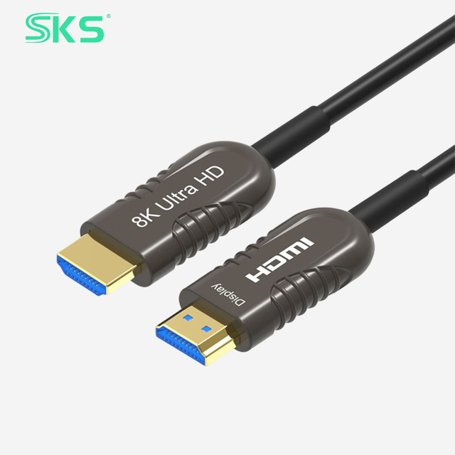 For 2.1 8K Fiber Optic Cable 48Gbps for TV PS5 Xbox Projector Microphone & More with Long Distance Audio/Video Transmission