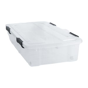 Factory Price Storage Boxes Bins Stackable Portable Side Open Children Clothes Toy Comic Book Plastic Storage Box With Wheels