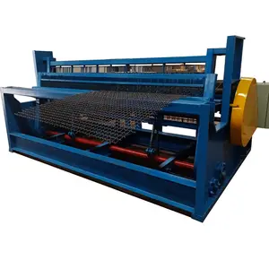 Hydraulic stone filter corrugated mesh crimped mesh weaving machine