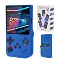 Console de jeu portable X36 Max, écran 4 pouces, système Linux, lecteur de jeux rétro portable, compatible PSP PS1
