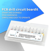 10 pièces 0.3mm à 1.2mm PCB mini foret carbure d'acier au tungstène pour carte de circuit imprimé cnc forets Machine