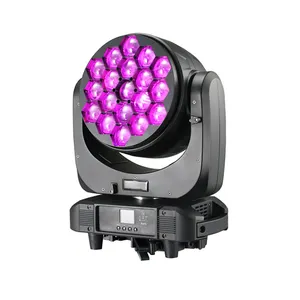 Harga Terbaik untuk Martin Mac Aura Lampu Led Moving Head 19x1 5W/40W Rgbw Warna-warni Zoom Cahaya