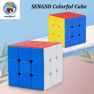 SENGSO Legend Series <span class=keywords><strong>3x3</strong></span> Color Magic Speed Cube <span class=keywords><strong>Stickerless</strong></span> Professional Fidget <span class=keywords><strong>Cubo</strong></span> Magico Puzzle Juguetes Regalos de cumpleaños - Product Image 2