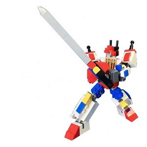 Funbuild Biến Đổi Robot Gạch Đồ Chơi MOC-140768 SF-005 Biến Đổi Sao <span class=keywords><strong>Saber</strong></span> Hành Động Con Số Thay Đổi Vào Máy Bay Kid Quà Tặng - Product Image 1
