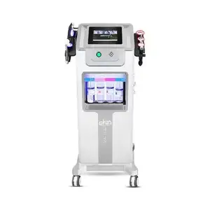 Machine faciale Nettoyage du visage Machine de soins de la peau à grandes bulles Machine faciale Hydra 8 en 1 avec lumière LED