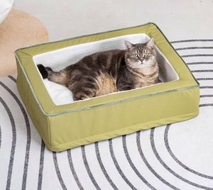A Solid Rectangle Anti-slip Waterproof Eco-friendly Modern Fashionable and <b>Comfortable</b> Indoor Cat Dog Pet <b>Bed</b> for All Seasons - Product Image 5