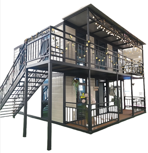 2 Bedroom Container House Mini Prefab Luxury Villa Light Steel Prefabricated Tiny Portable <strong>Homes</strong>