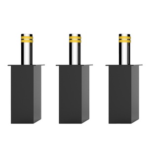 Bollards hydrauliques pneumatiques de sécurité entièrement automatiques en acier inoxydable 304 avec éclairage LED - Product Image 1