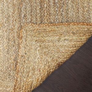 <span class=keywords><strong>Tapis</strong></span> en jute tressé à bord festonné, moelleux et doux, <span class=keywords><strong>pour</strong></span> chambre d'enfant, maison, centre musical, style ethnique vintage, salon, <span class=keywords><strong>sport</strong></span>, 10x12 pieds - Product Image 5