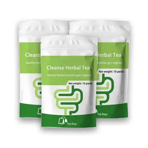 Venta caliente personalizado OEM té de limpieza y desintoxicación de hierbas chinas, medicina herbal natural 5 paquetes/caja gratis de franqueo