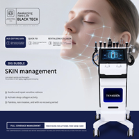 Appareil professionnel de microdermabrasion 10-en-1, machine de nettoyage en profondeur du visage par peeling au diamant, aspirateur pour éliminer les points noirs