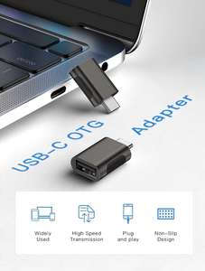 Adaptador OTG tipo C a USB3.0 Lector de tarjetas <span class=keywords><strong>USB</strong></span> recargable Adaptador portátil compacto para transferencia de datos para computadora portátil y dispositivo - Product Image 4