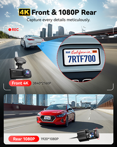 กล้องติดรถยนต์ REDTIGER รุ่น F7N Pro 4K แบบคู่ พร้อม WiFi GPS G-Sensor ภาพคมชัดระดับคริสตัล มองเห็นได้ชัดเจนในเวลากลางคืน กล่องดำบันทึกภาพ - Product Image 2
