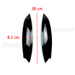 2 Piezas/Juego de Cubiertas Decorativas para Faros Delanteros, Color Negro, para VW Volkswagen GOLF MK5 GTI R 2005 2006 2007 - Product Image 3