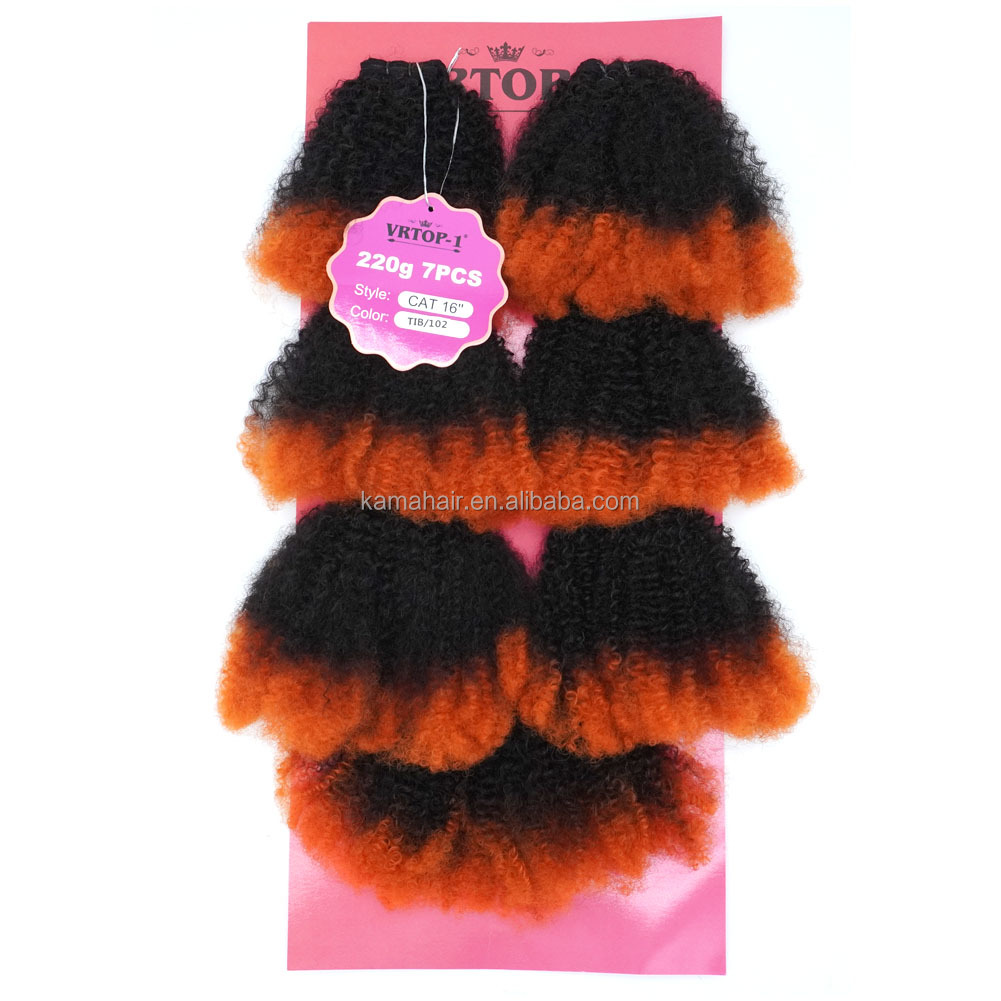 Vast Hair Workshop Craft Detail 4 for KAMA Soft Futura Hair Blended Bundles Afro Kinky Mixed Blended Human Hair with Closure for Women's Custom Wigs