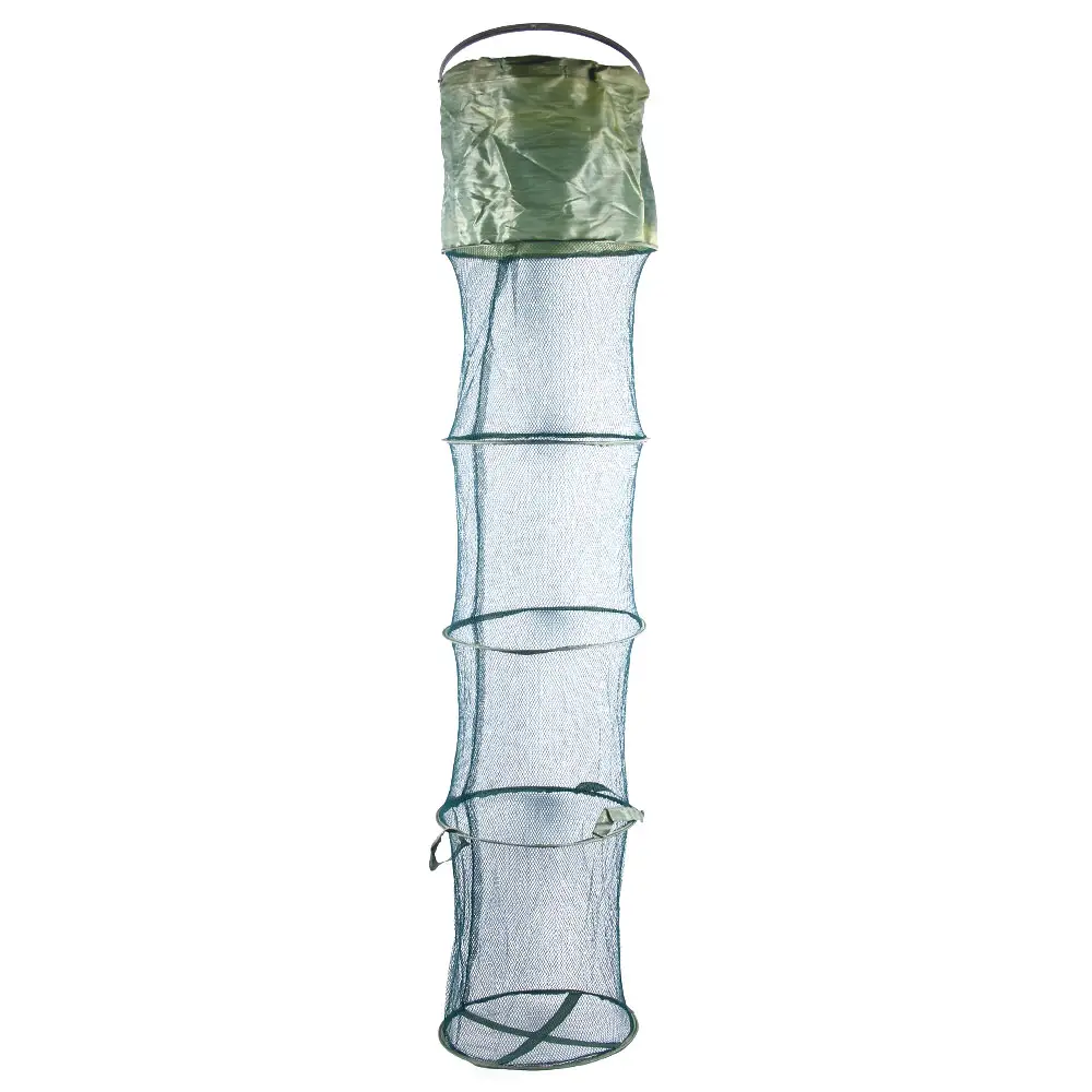 basket for fishing pole storage Stillwater Rack help to save space 150cm Portable Folding Fishing Basket