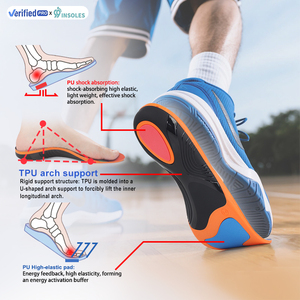 Semelles orthopédiques 99insoles avec logo personnalisé, talonnière en <span class=keywords><strong>U</strong></span>, semelles en polyuréthane, semelles orthopédiques pour fasciite plantaire - Product Image 1