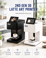Imprimante à mousse de café commerciale, machine d'impression d'art latte avec encre comestible, WiFi, USB, imprimante photo avec logo personnalisé