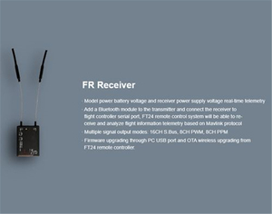 Transmisor de Radio de Largo Alcance SIYI FT24 15KM 2.4G 12CH con Receptor FR para Módulo RF TBS Crossfire/Frsky R9M para Drones FPV - Product Image 6