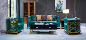 أطقم أرائك صلبة لغرفة المعيشة: تصميم بسيط وكلاسيكي - 1+2+3 مقاعد - Product Image 5