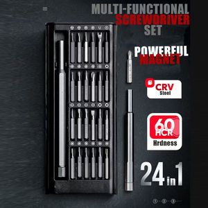 Precision <b>Screwdriver</b> <b>Set</b> 24 In 1 S2 <b>Bits</b> Magnetic Handle For Mobile Phone Repair Tools - Product Image 3