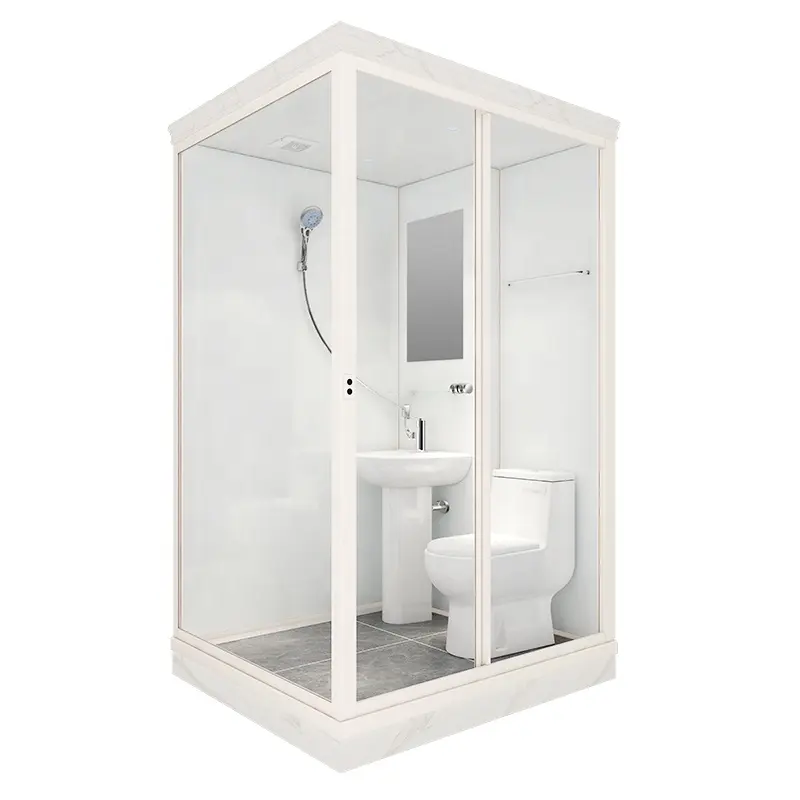 Wholesale All In One Kit independent And Toilet Portable Shower Unit Hotel Building Design Prefab Modular Bathroom Pod For Sale