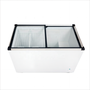 Kenkuhl kính phẳng hàng đầu hiển thị tủ đông kem Tủ đông siêu thị thương mại hiển thị tủ đông - Product Image 1